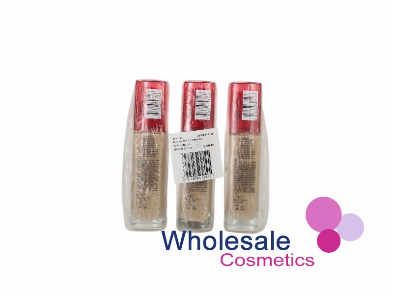 6 x Bourjois Healthy Mix Clean Foundation 30ml - 52W VANILLA